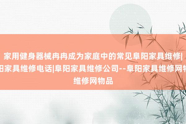 家用健身器械冉冉成为家庭中的常见阜阳家具维修|阜阳家具维修电话|阜阳家具维修公司--阜阳家具维修网物品
